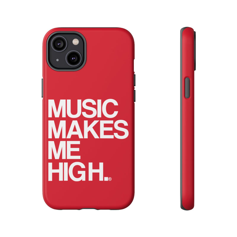 MMMH Classic Phone Case: Dark Red | White