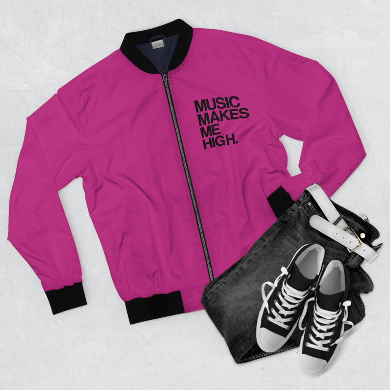 MMMH Unisex Bomber Jacket: Pink | Black