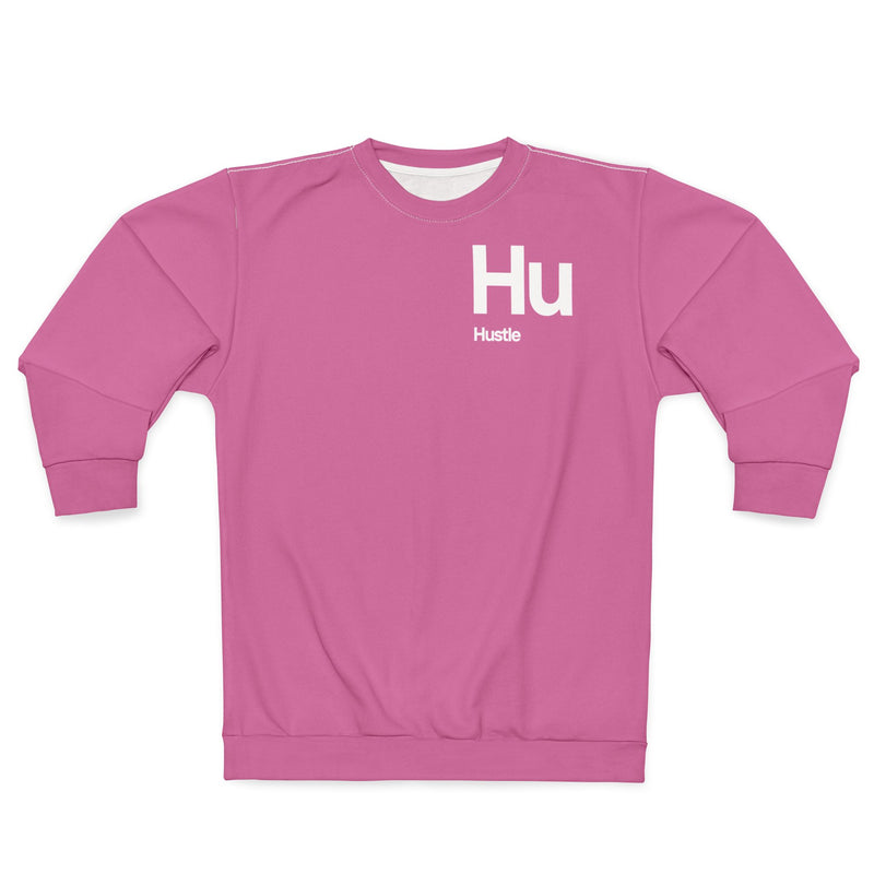 NOVL Unisex Sweatshirt: Hustle White | Light Pink