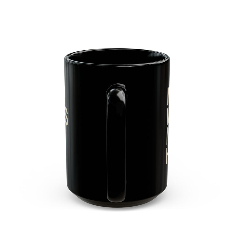 MMMH Black Mug: Sand