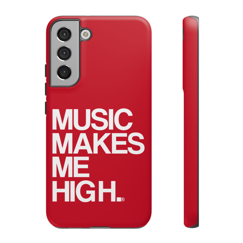 MMMH Classic Phone Case: Dark Red | White