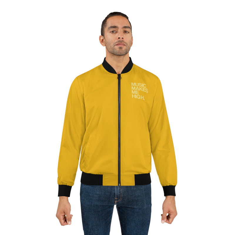 MMMH Unisex Bomber Jacket: Yellow | Light Yellow