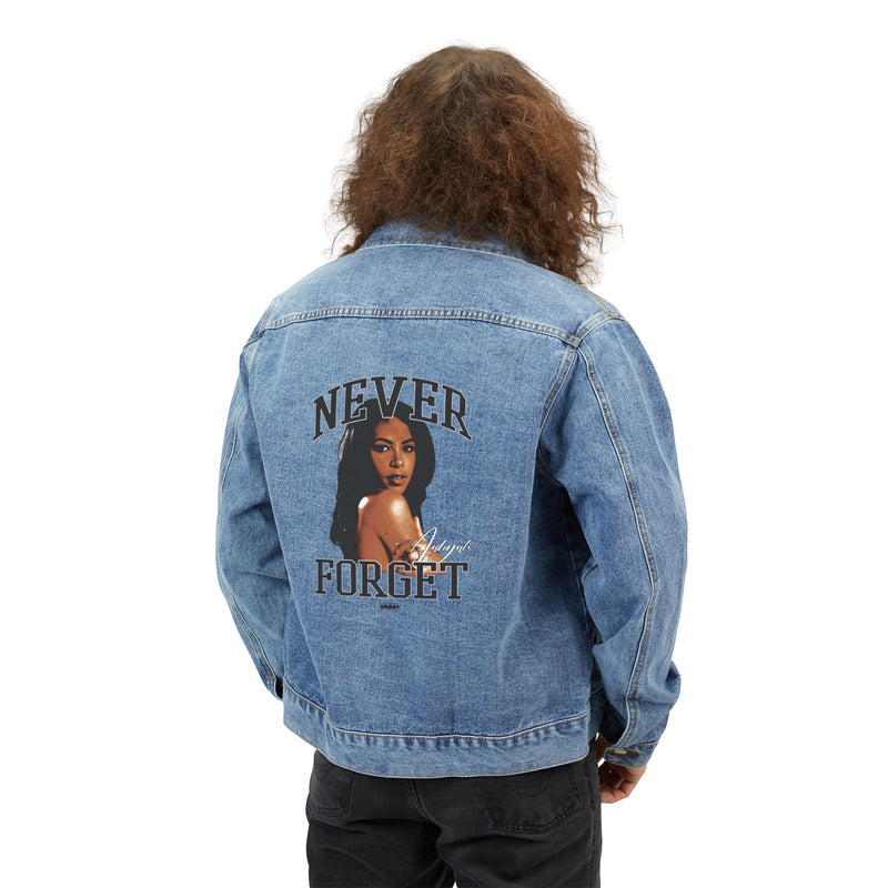 MMMH Denim Jacket: Never Forget Aalyiah