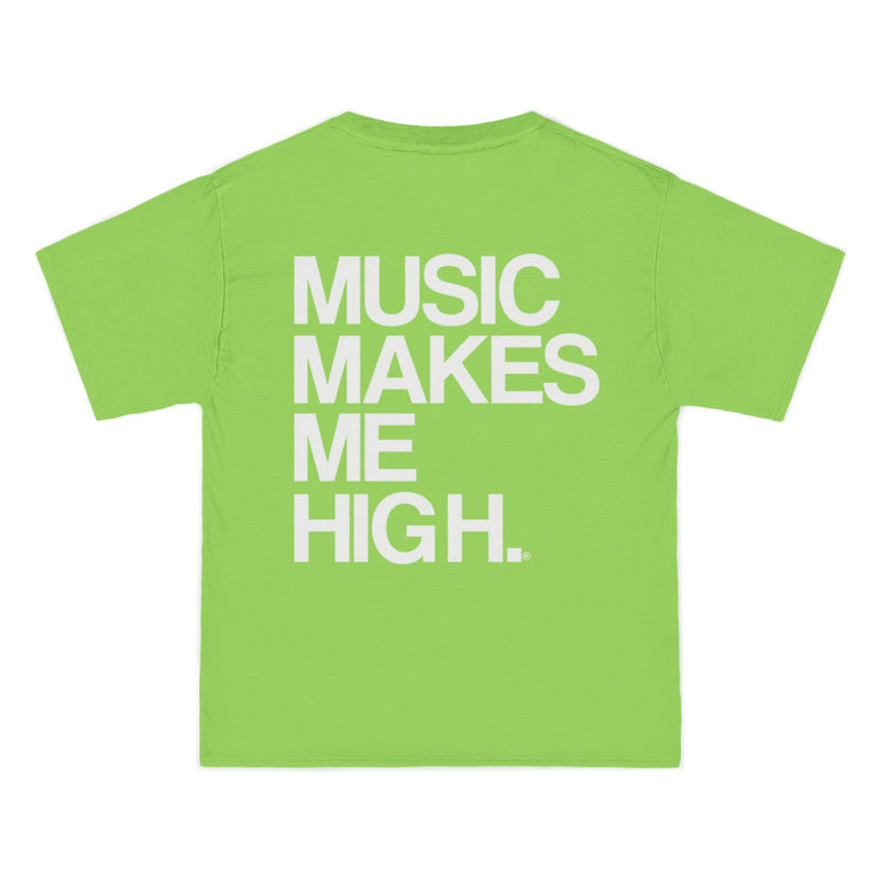 MMMH Unisex T-Shirt: Lime | White Lettering