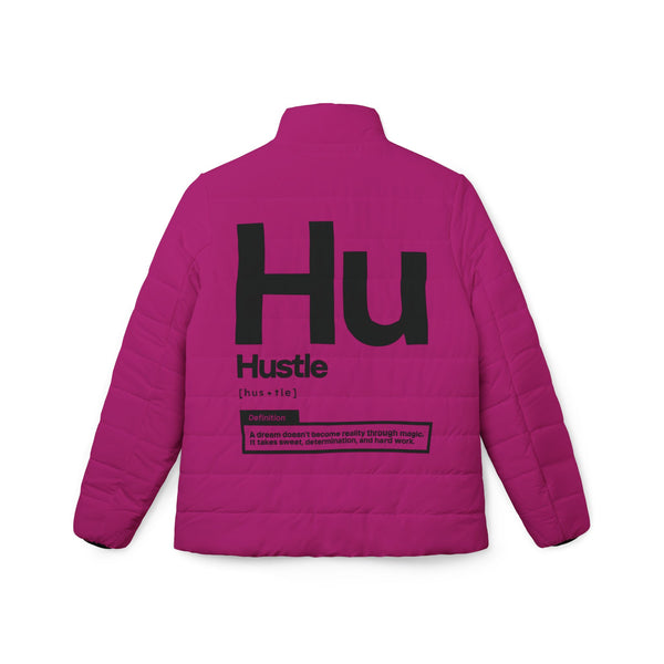 NOVL Women’s Puffer Jacket: Hustle Black | Pink