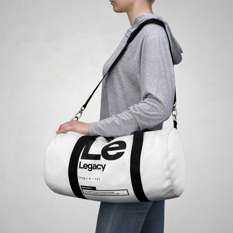 NOVL Duffel Bag: Legacy White | Black