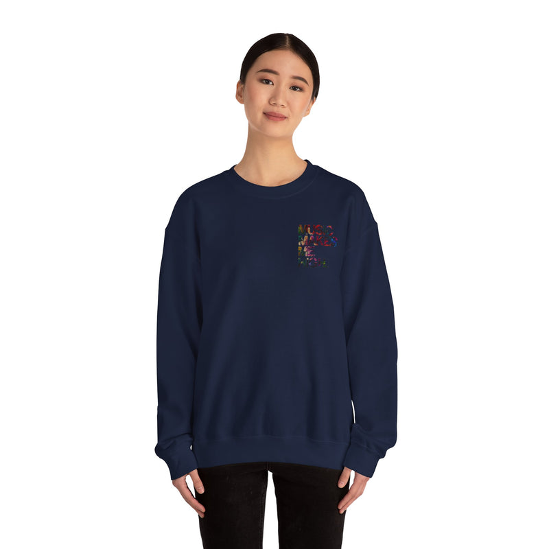 MMMH Unisex Sweatshirt: Navy | Floral