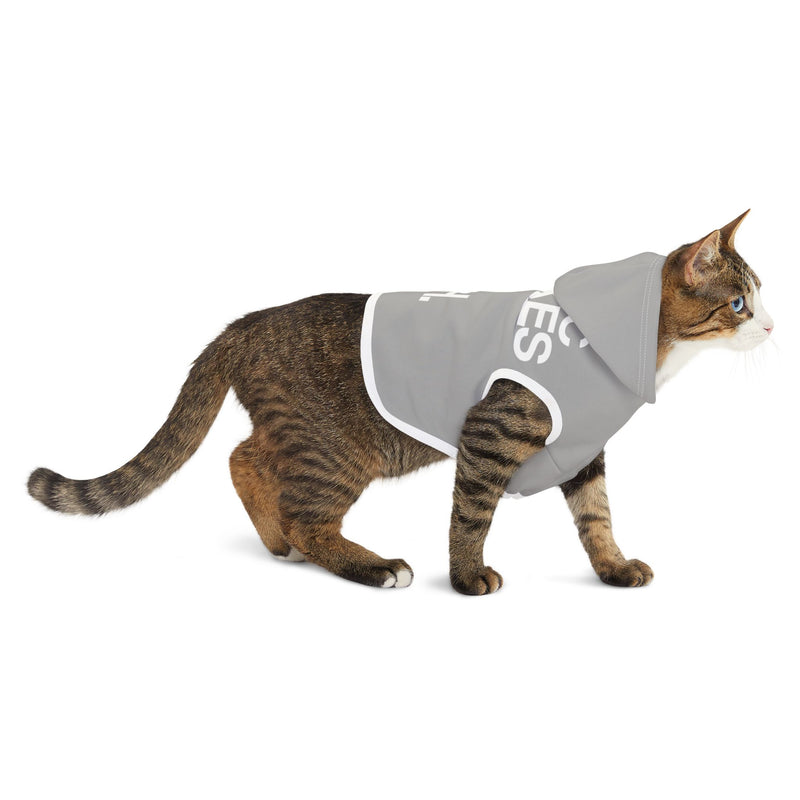 MMMH Pet Hoodie: Light Grey | White