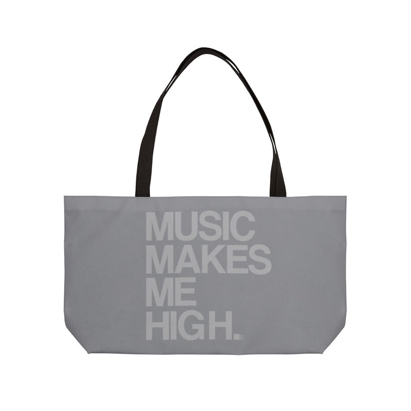 MMMH Weekender Bag (Black Handle): Grey | Light Grey