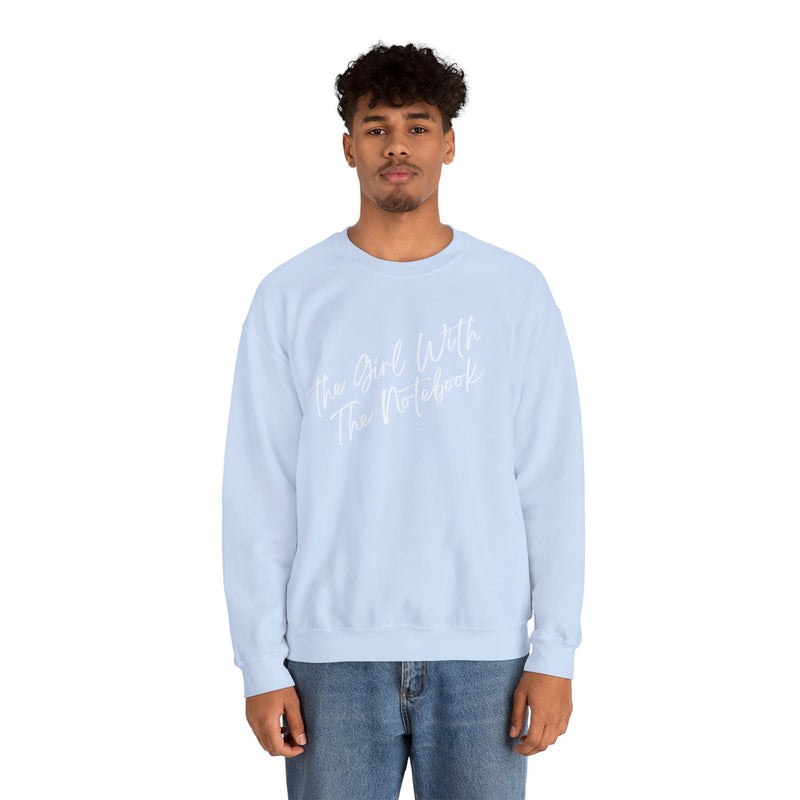 TGWTN Unisex Sweatshirt: White | Light Blue