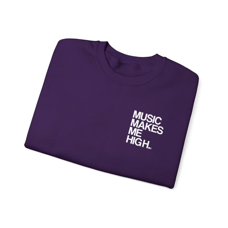 MMMH Unisex Sweatshirt: Purple | White Lettering