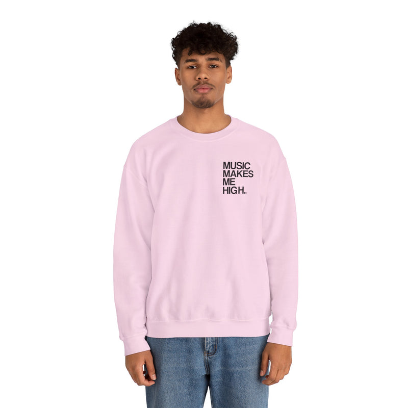 MMMH Unisex Sweatshirt: Light Pink | Black