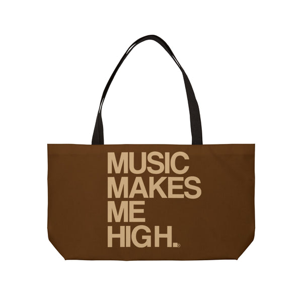 MMMH Weekender Bag (Black Handle): Brown | Tan