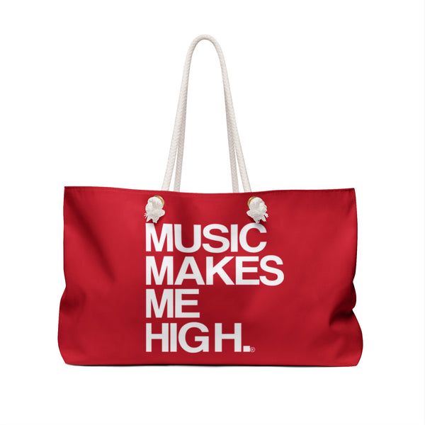 MMMH Weekender Bag (Rope Handle): Red | White