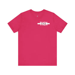 IJTT Unisex T-Shirt: AT Strike White | Fuchsia