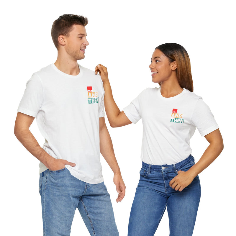 IJTT Unisex T-Shirt: AT Block Multi/White | White