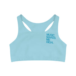 MMMH Sports Bra: Light Turquoise | Turquoise