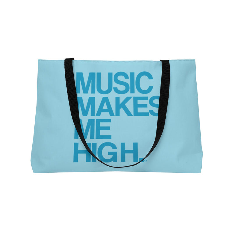 MMMH Weekender Bag (Black Handle): Light Turquoise | Turquoise