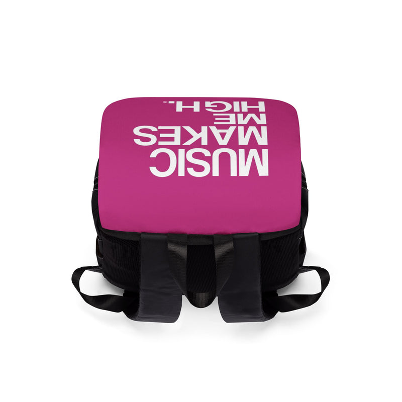 MMMH Backpack: Pink | White Lettering