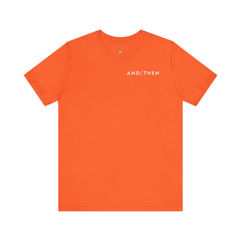 IJTT Unisex T-Shirt: AT Slash White | Orange