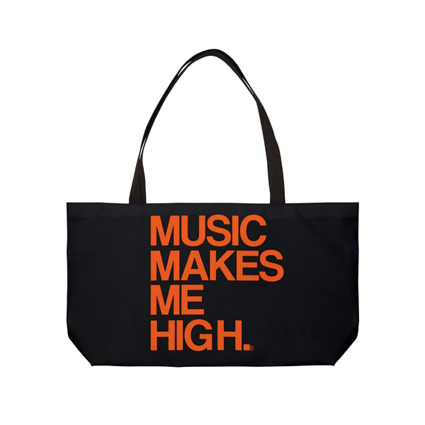 MMMH Weekender Bag (Black Handle): Black | Orange