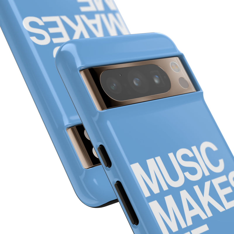 MMMH Classic Phone Case: Light Blue | White