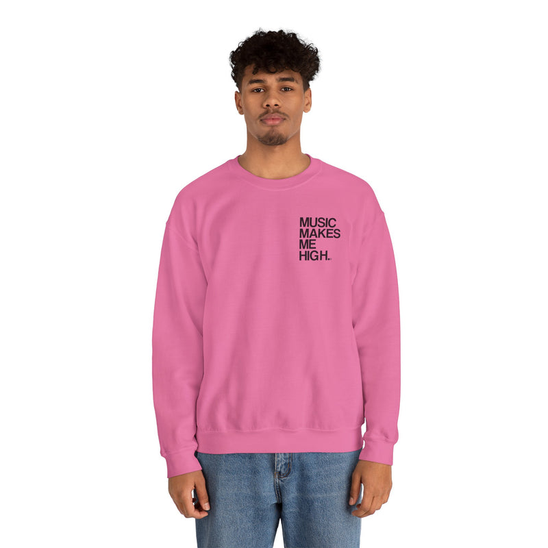 MMMH Unisex Sweatshirt: Safety Pink | Black Lettering