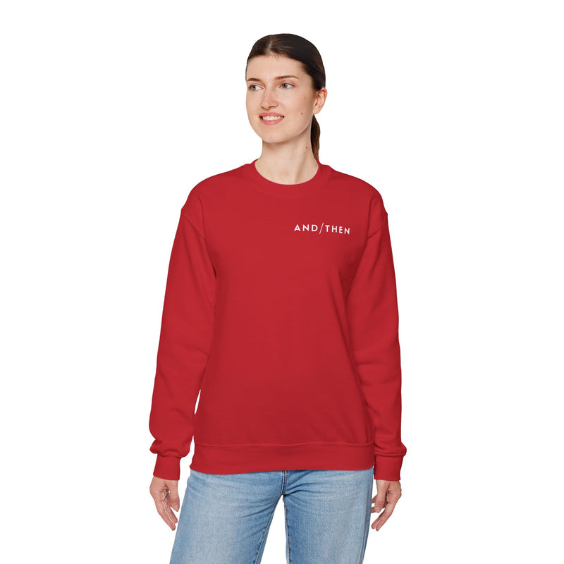 IJTT Unisex Sweatshirt: AT Slash White | Red