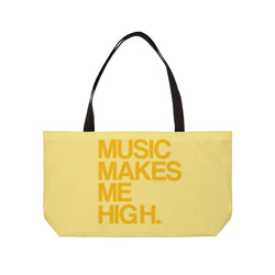 MMMH Weekender Bag (Black Handle): Light Yellow | Yellow