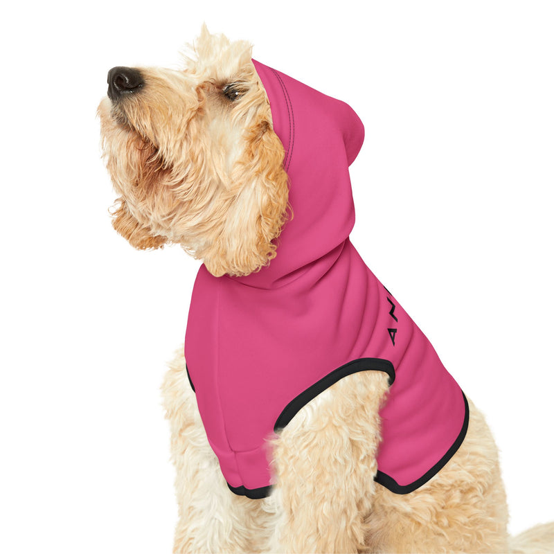 IJTT Pet Hoodie: AT Slash Black | Pink