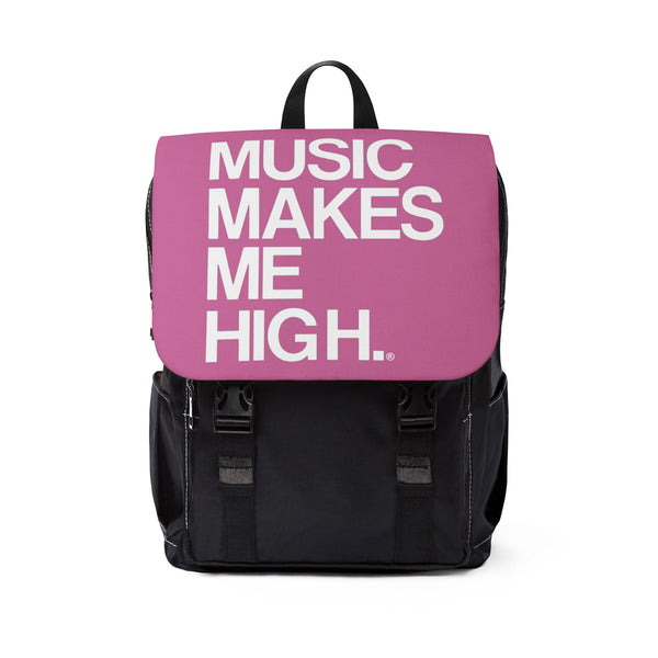 MMMH Backpack: Light Pink | White Lettering