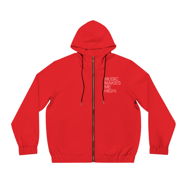 MMMH Unisex Zip Hoodie: Red | Light Red