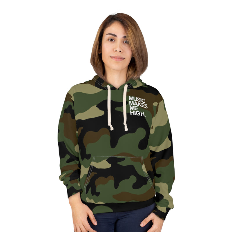 MMMH Unisex Hoodie: Camo | White