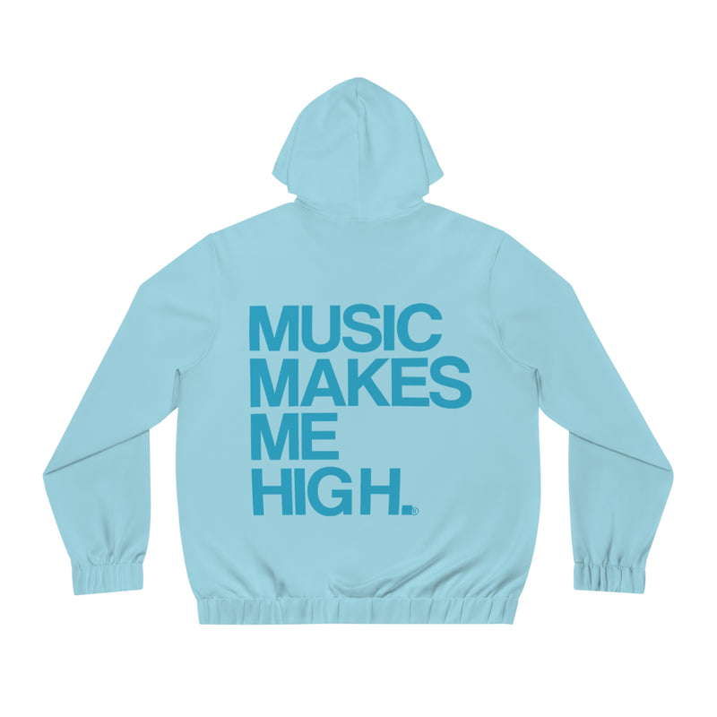 MMMH Unisex Zip Hoodie: Light Turquoise | Turquoise