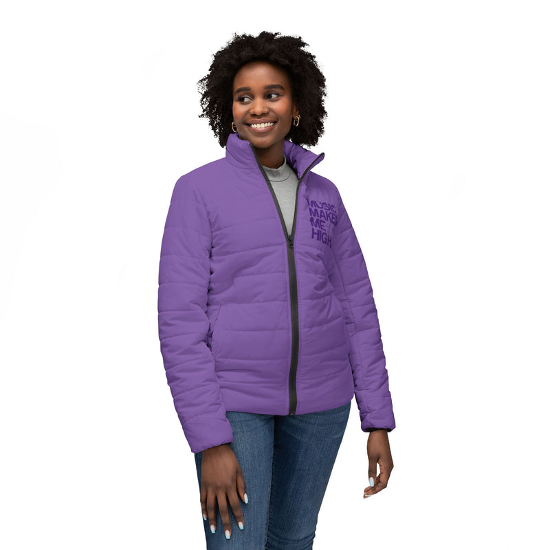 MMMH Women’s Puffer Jacket: Light Purple | Purple