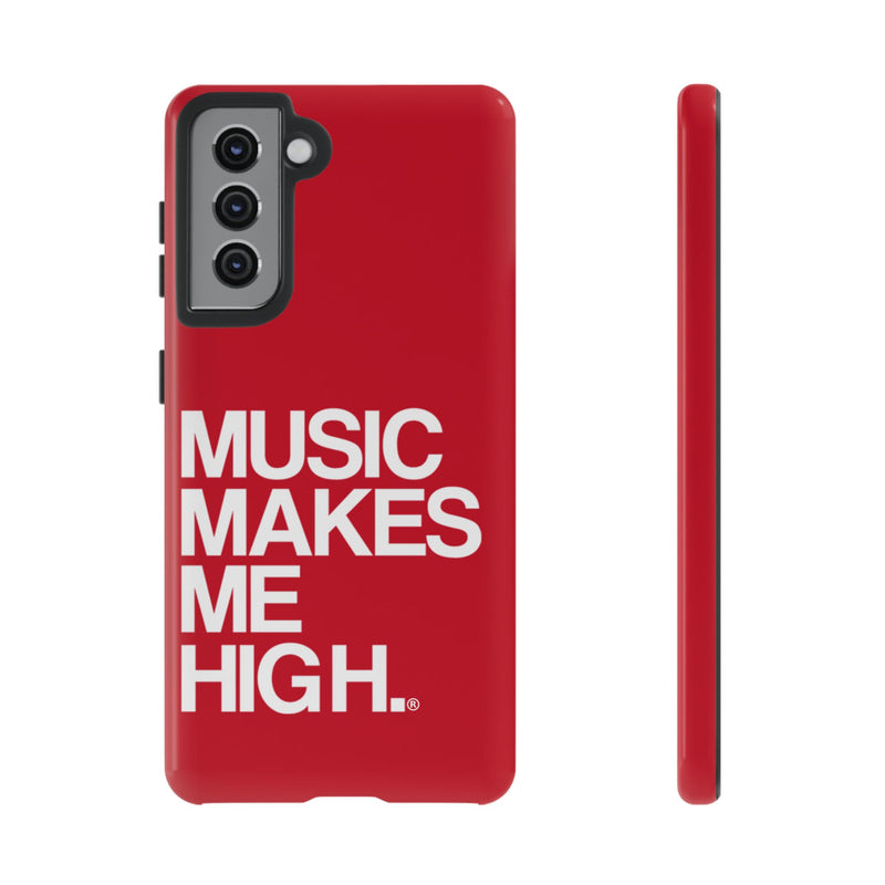 MMMH Classic Phone Case: Dark Red | White