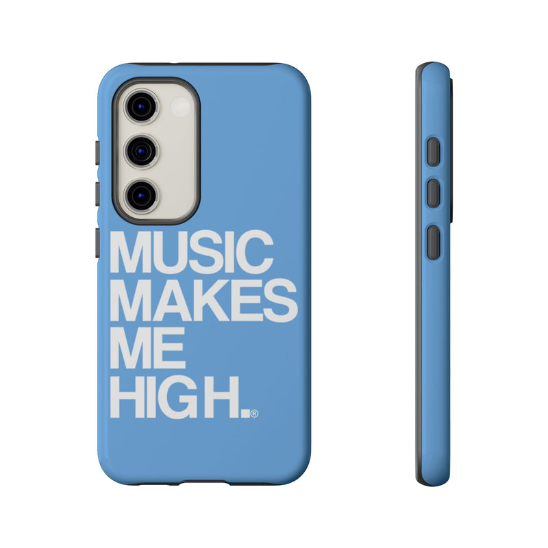 MMMH Classic Phone Case: Light Blue | White