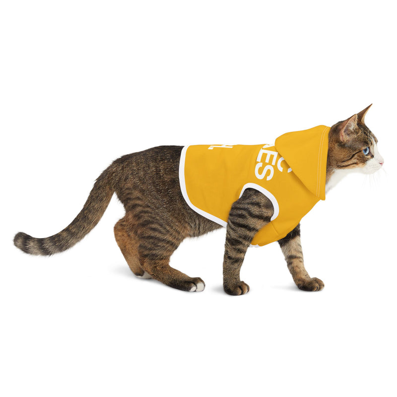 MMMH Pet Hoodie: Yellow | White