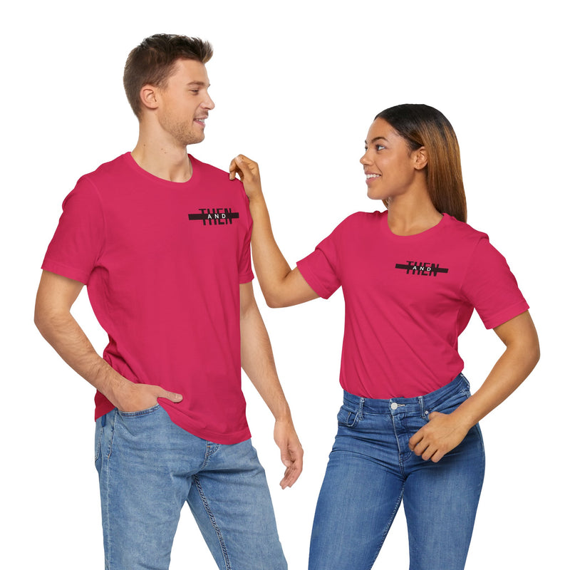 IJTT Unisex T-Shirt: AT Strike Black | Fuchsia