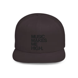 MMMH Classic Snapback: Dark Grey_Black Lettering