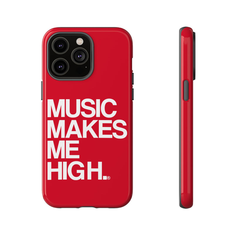 MMMH Classic Phone Case: Dark Red | White