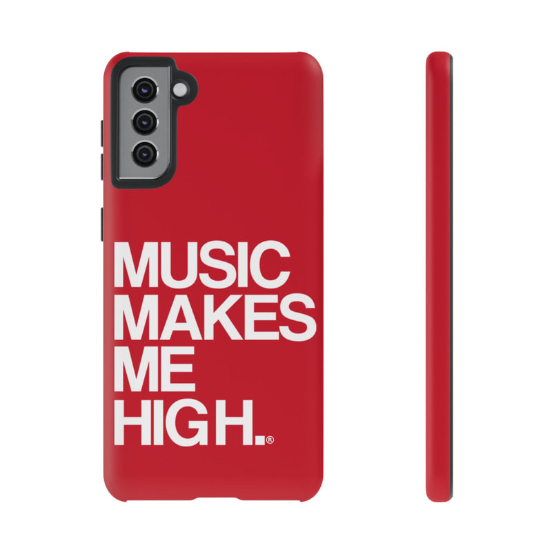 MMMH Classic Phone Case: Dark Red | White