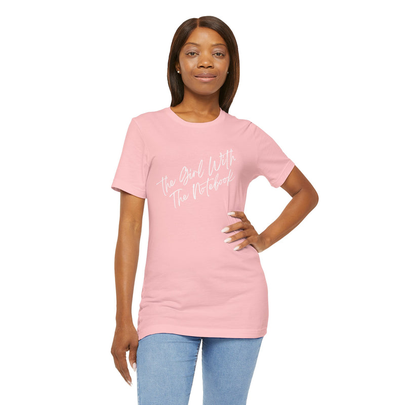 TGWTN Unisex T-Shirt: White | Light Pink