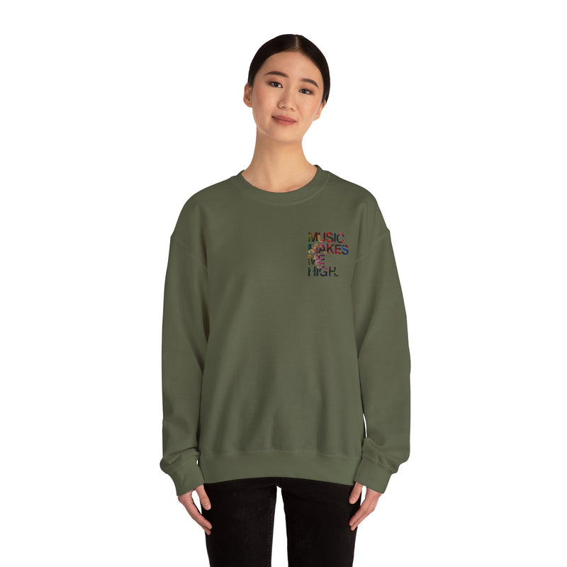 MMMH Unisex Sweatshirt: Military Green | Floral