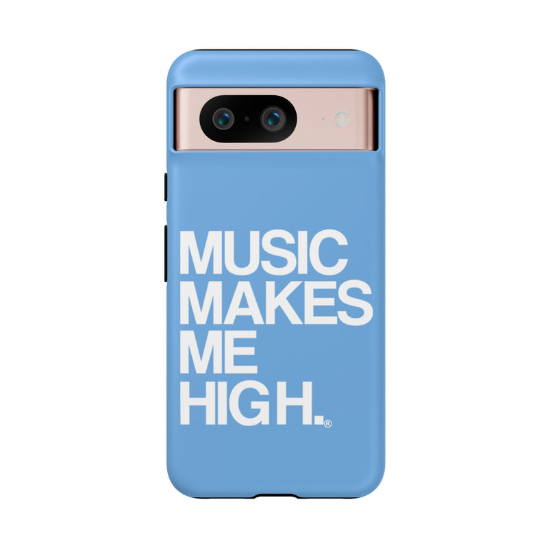 MMMH Classic Phone Case: Light Blue | White