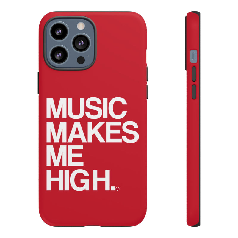 MMMH Classic Phone Case: Dark Red | White