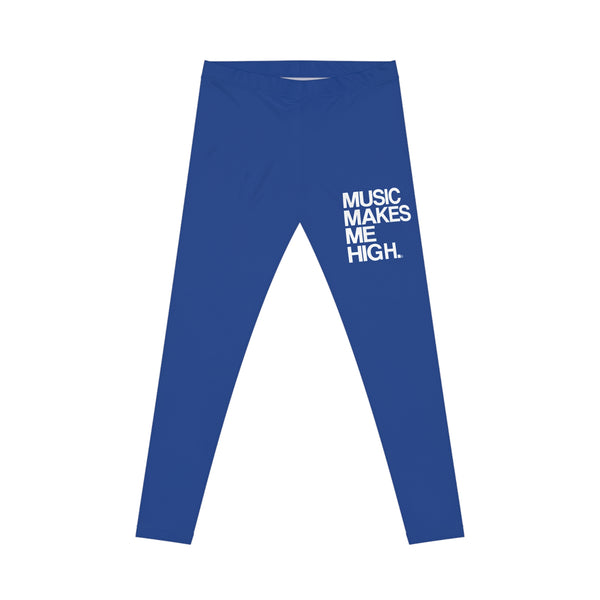 MMMH Leggings: Dark Blue | White