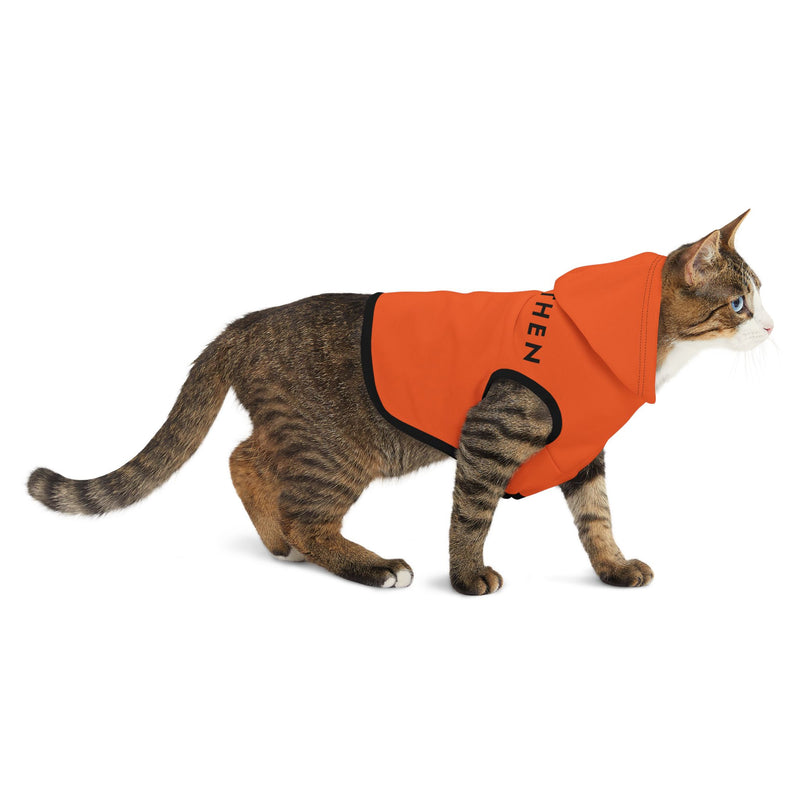 IJTT Pet Hoodie: AT Slash Black | Orange