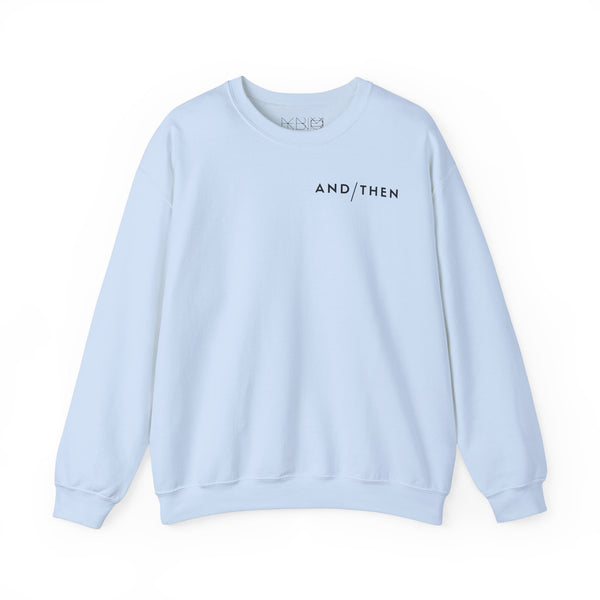 IJTT Unisex Sweatshirt: AT Slash Black | Light Blue