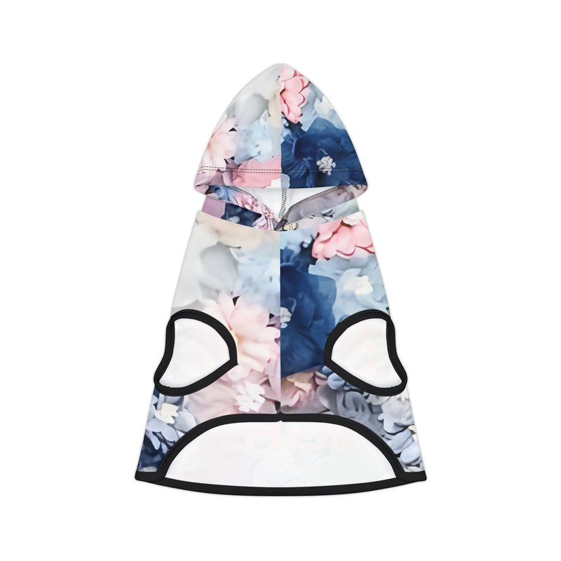 MMMH Pet Hoodie: Flowers | Light Pink